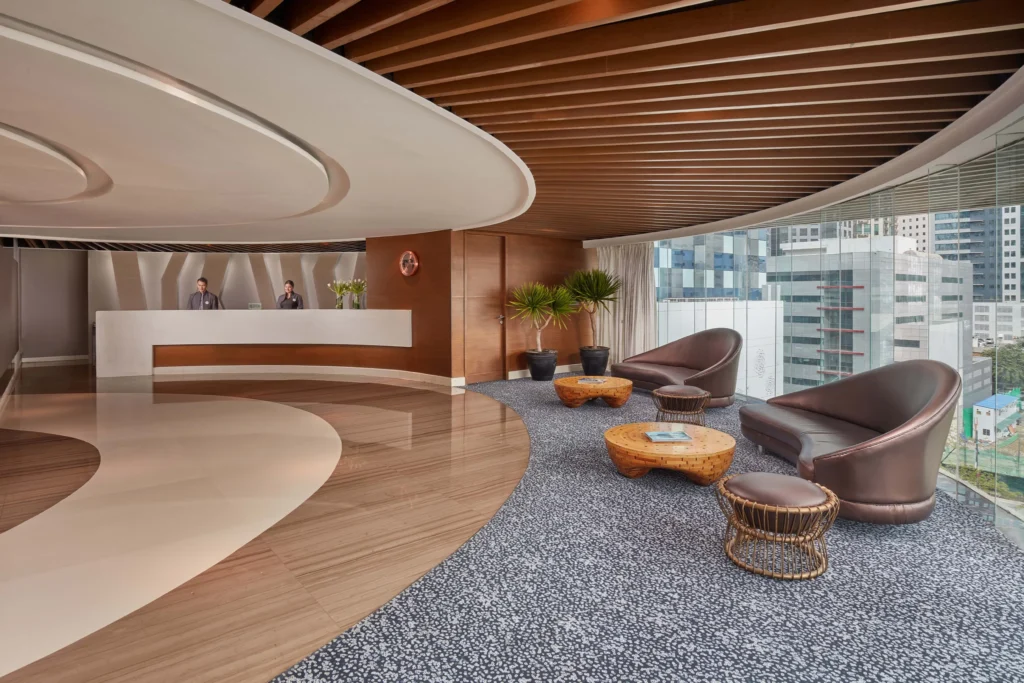 Interior Photo of F1 hotel Lobby by Artem Levy of Vipixel Productions